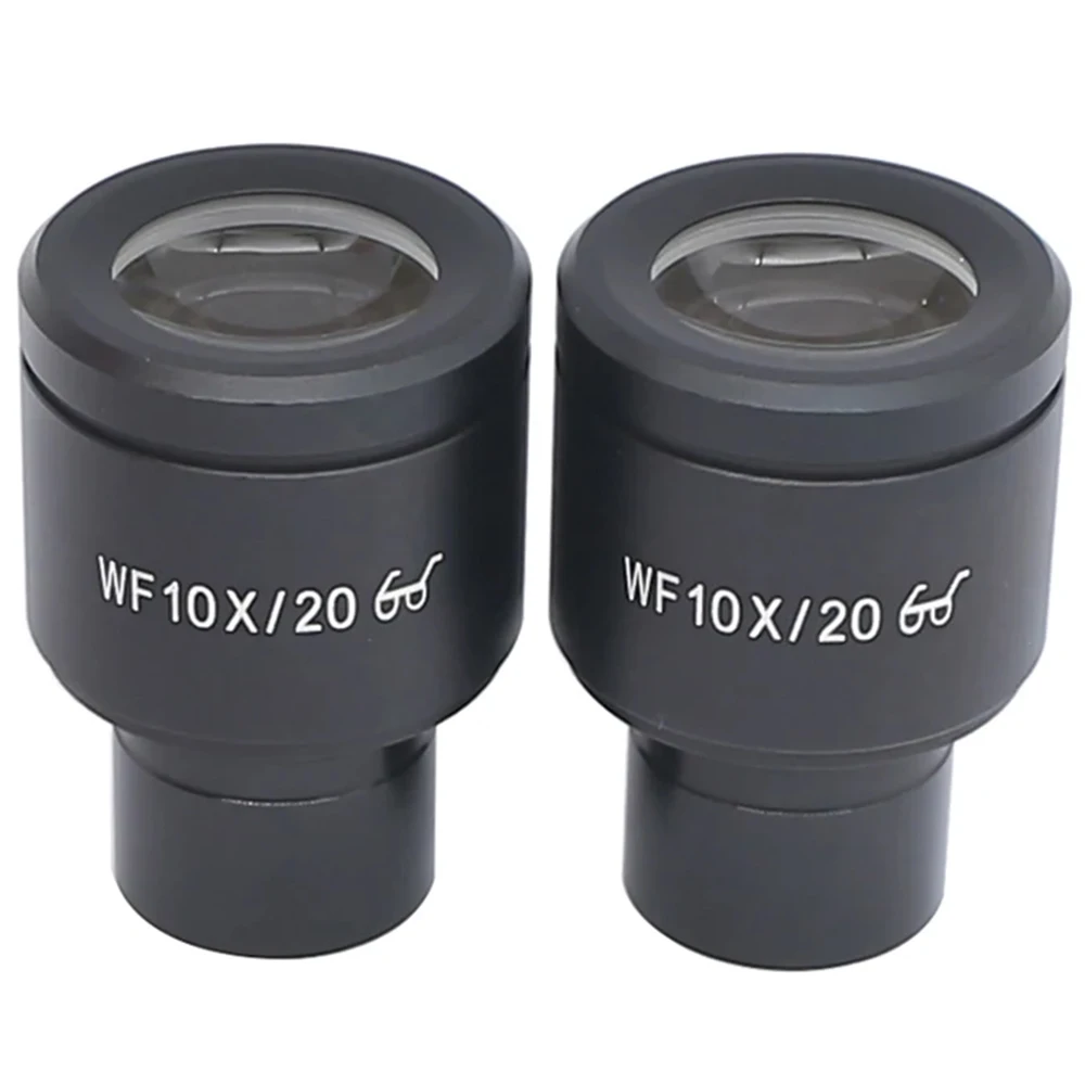 2 шт. WF10X окуляр микроскопа с высокой точкой зрения 20 мм/18 мм монтаж окуляра 23 для