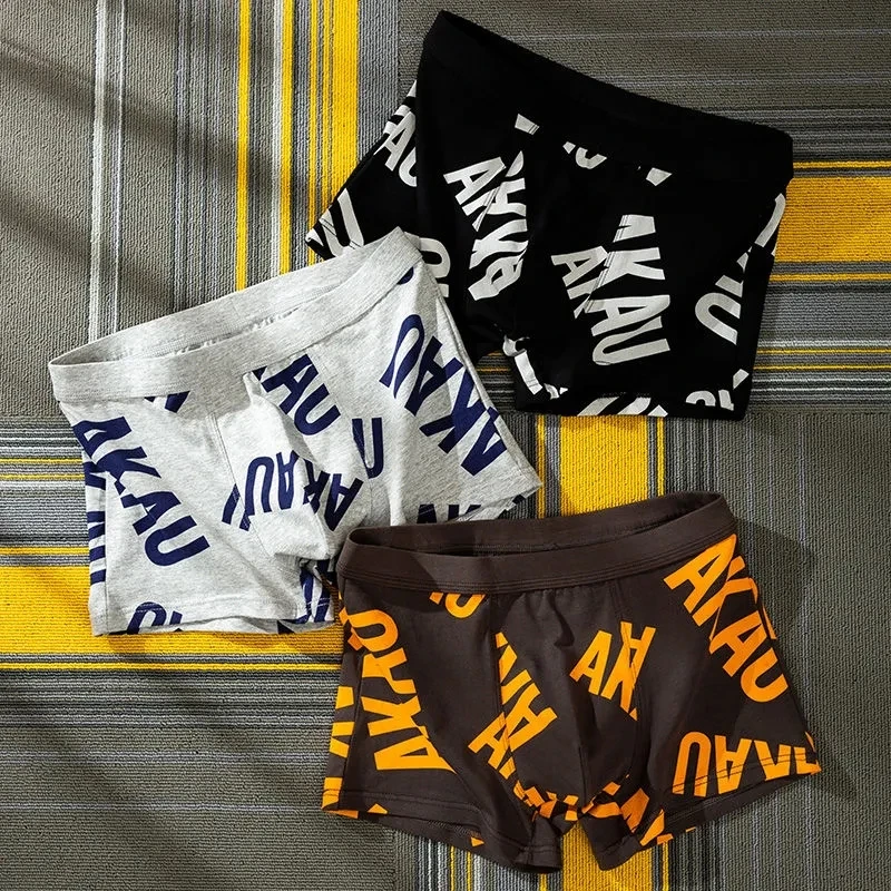 New Men's Panties Set Boxers Men Comfortable Men's Shorts Cotton Underwear Men Soft Men's Boxer Briefs Breathable Men Underpants