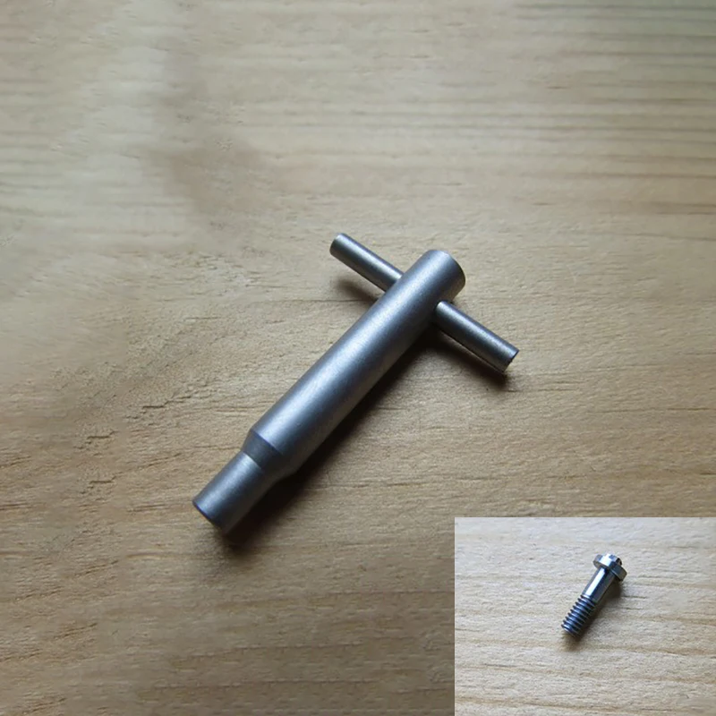 Titanium Alloy Knife Handle Screws Wrench Screwdriver For Original Microtech MT Halo5 HaloV DIY Making Repair Accessory Part