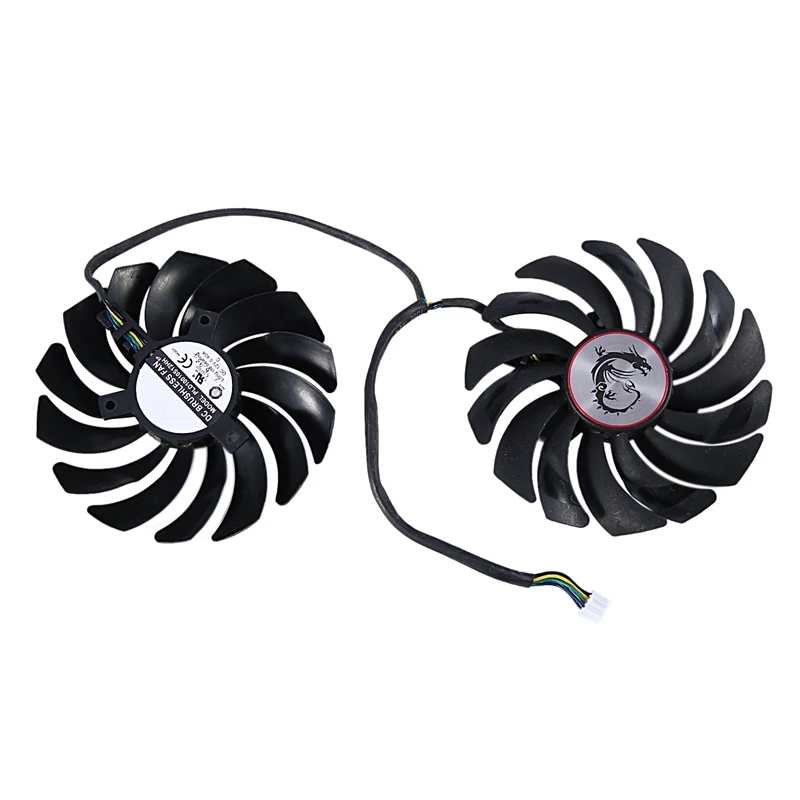 

DC12V PLD10010S12HH 0.40A 4PIN Cooling Fan For MSI Gtx1080ti 1080 1070 1060 RX470 480 570 580 Image Card Cooler PLD10010S