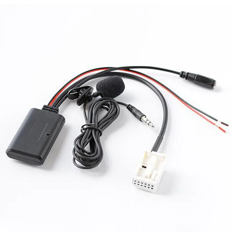 

1pc Bluetooth5.0 AUX Adapter HandsFree Cable 12 Pin Fits For MCD/RNS 510 RCD 200 210 300/310 500 Radio Electrical Equipment