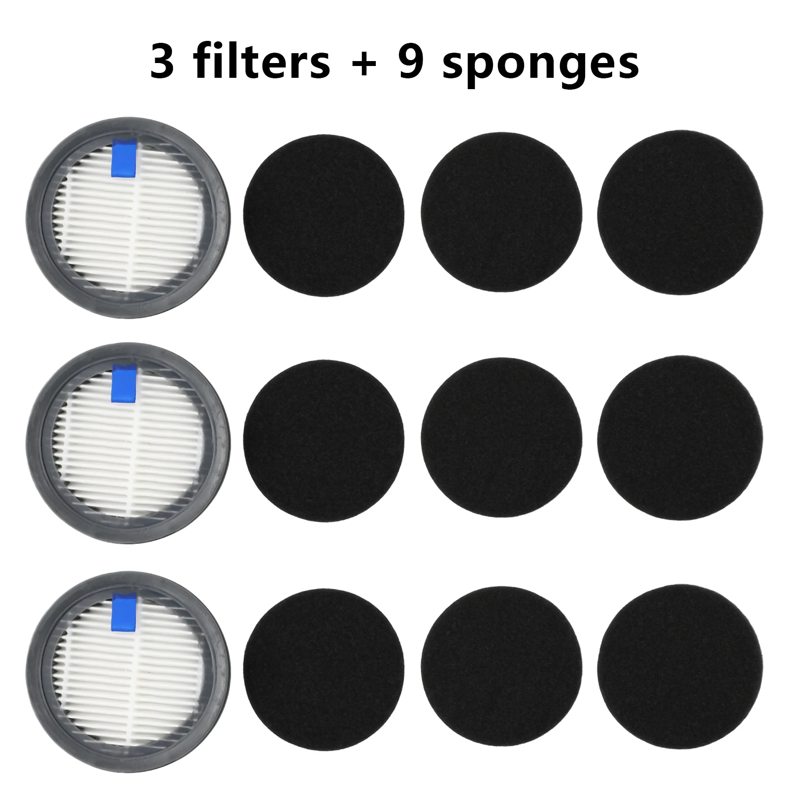 

Keep Your Home Fresh and Allergen Free 3 Pack Filters and 9 Pack Sponge Filters for Afoddon A200ProA200 ORFELD