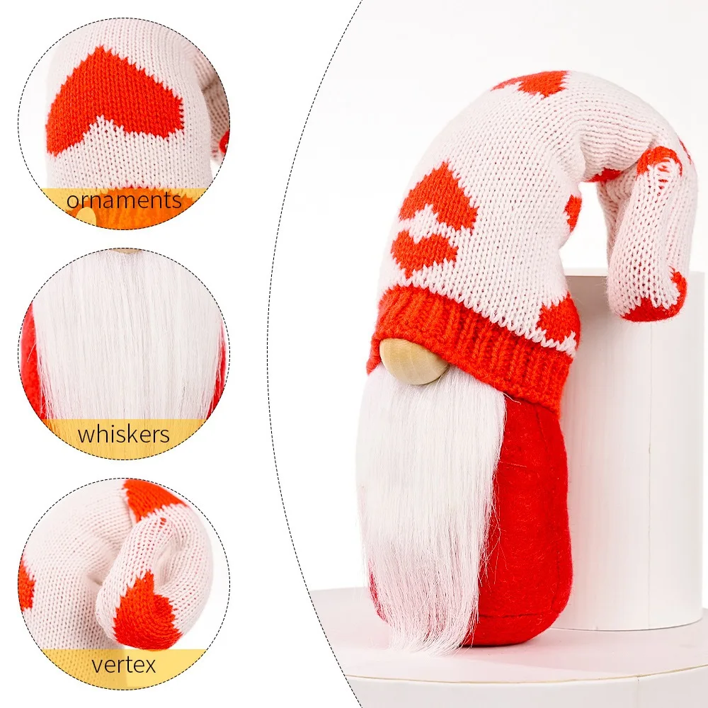 2 шт. кукла-гном в форме сердца украшения для пар подарки фермерского дома