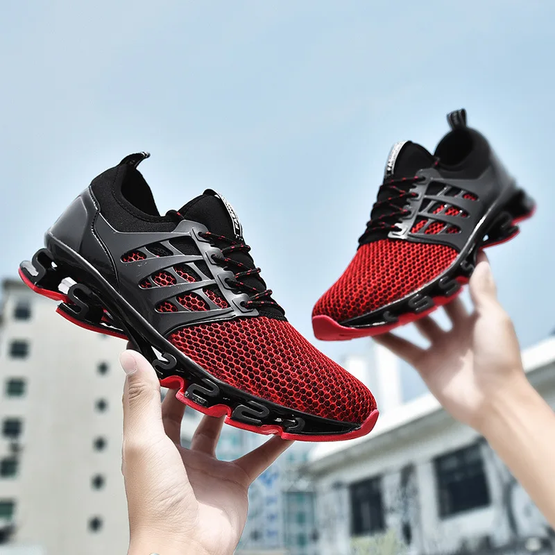 

Men's Shoes Breathable Mesh Running Shoes Outdoor Fitness Training Sports Shoes Non-slip Wear-resistant Women High Top Sneakers
