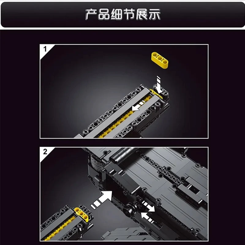 Форма King 14009 MOC техническая максимум модель пистолета строительные блоки кубики