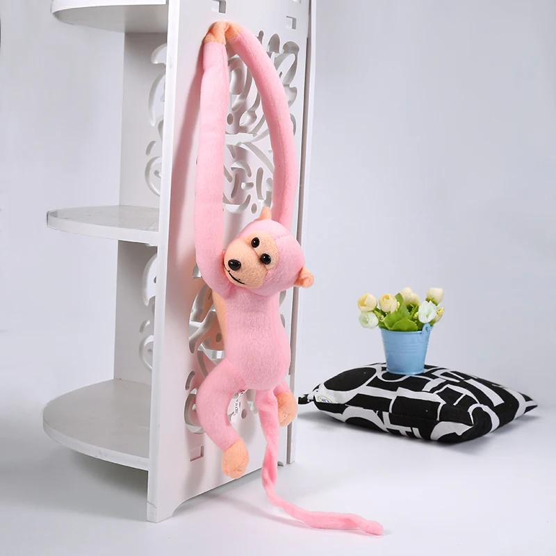 

60cm Long Arm Tail Monkey Doll Cute Plush Toys Baby Stroller Bedding Sleeping Appease Home Decoration Hanging Doll
