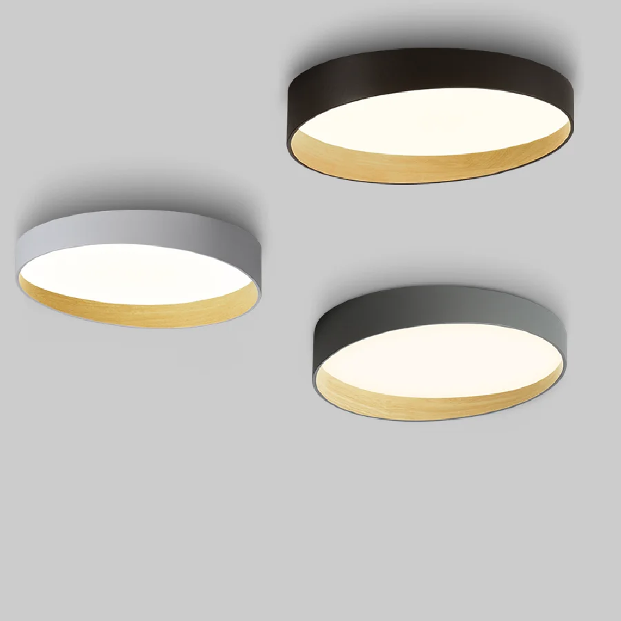 

Nordic modern led chandelier living room bedroom dining room wood grain simple home interior lighting decoration ceiling lamp