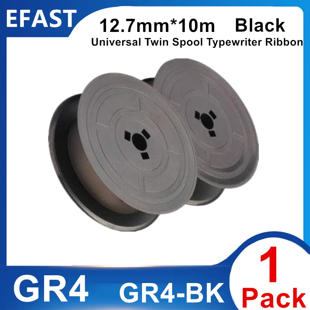 

1PK GR4 GR4BK GR4BR Compatible Universal Calculator Spool EPC BK Black and Red Ribbons Replacement 12.7mm*10m