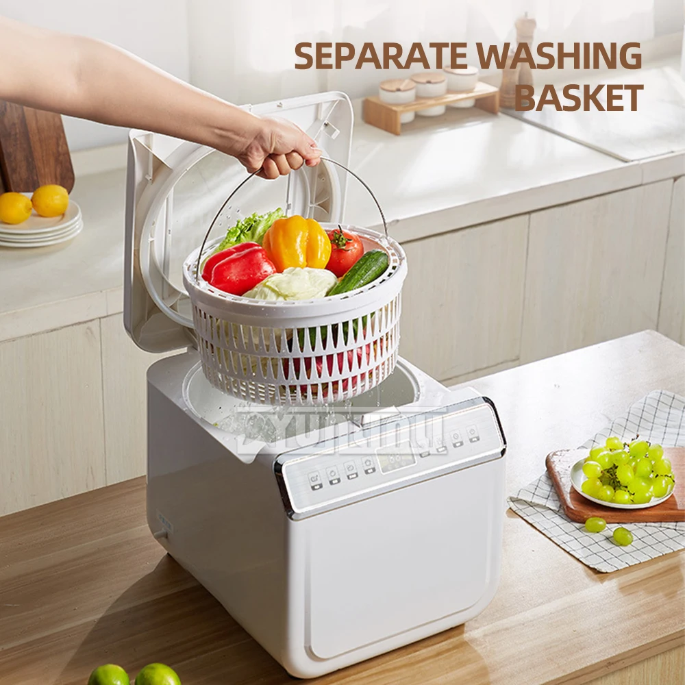 Бытовая Машина для мытья овощей машина дезинфекции фруктов очистки пищевых