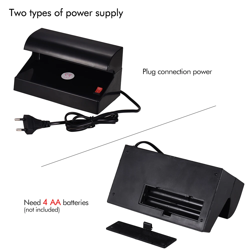 Прибор для проверки банкнот с разными видами