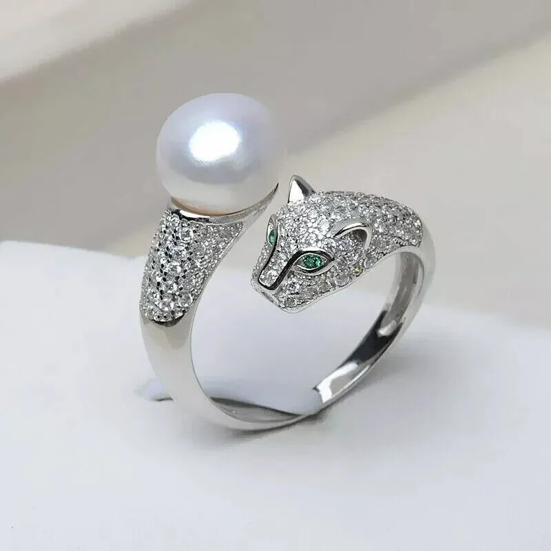 Великолепные серьги-гвоздики из натурального белого цвета Южного моря AAAAA 9-10 мм с