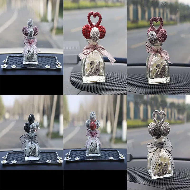 

Auto Dashboard Decoration Glass Bottle Balloons Cars Ornament Creative Automotive Decor Universal Car Interior Accessories