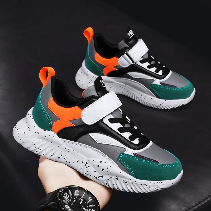 

Новинка Весна 2022, детская обувь, модные кроссовки для мальчиков, детские кроссовки для отдыха на мягкой подошве для девочек, детская обувь д...