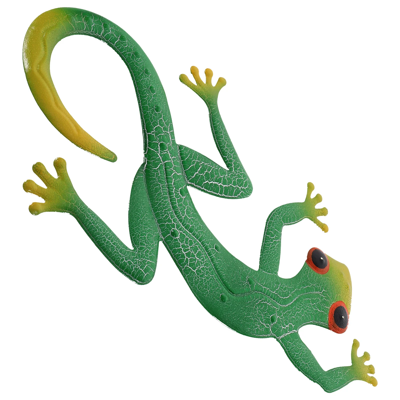 

Metal Lizard Wall Wall Sculpture Vintage Rustic Garden Home Wall Hanging Ornaments Green