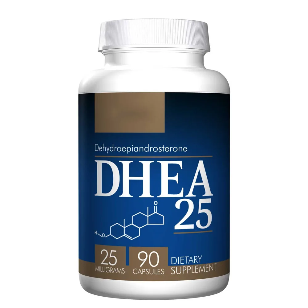 

DHEA 25 mg Dehydroepiandrosterone Jugend Energie Anti-Aging Ovarian Care Promotes Optimal Horm-one levels 90caps/bottle