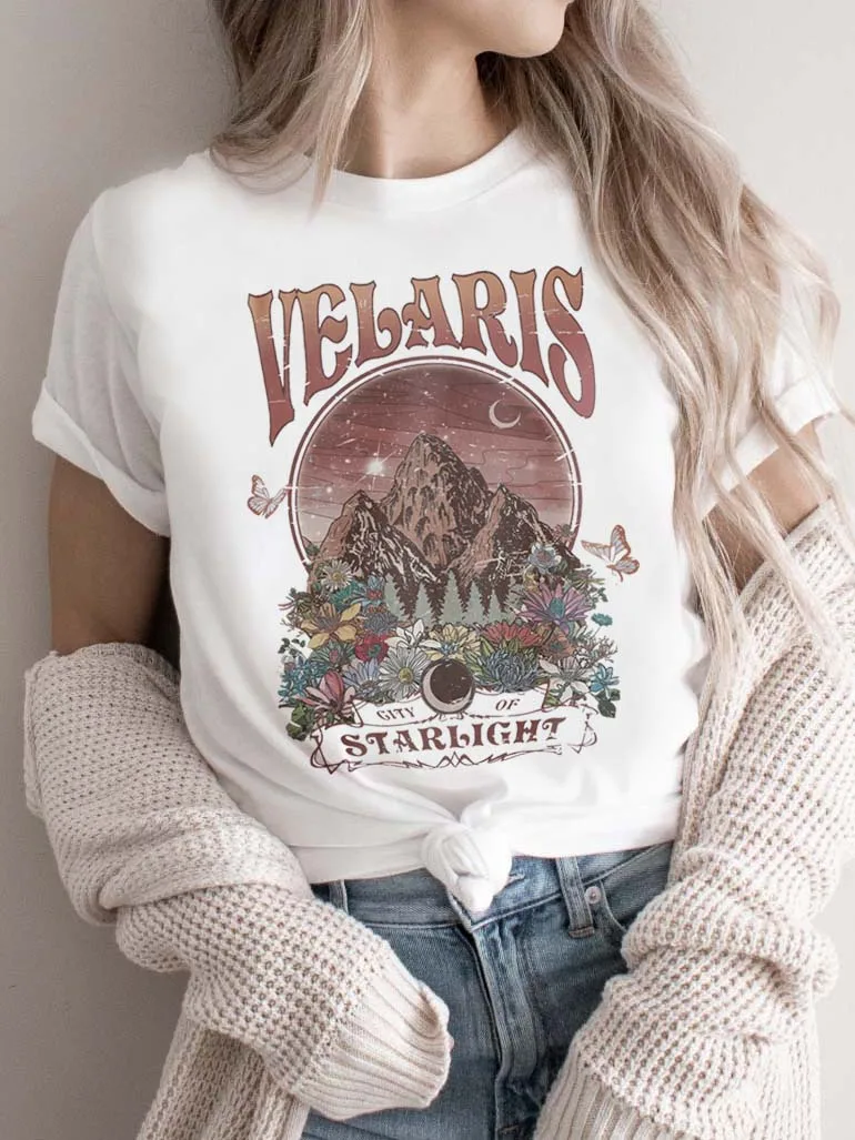 Футболка с изображением четвертого крыла женская одежда рисунком в стиле войны