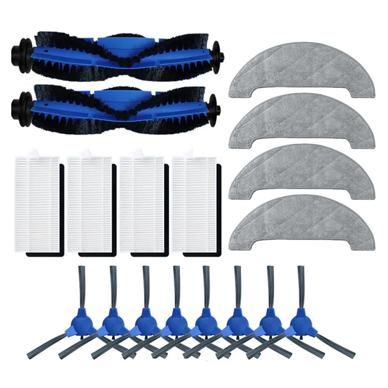 

Main Side Brush Filter And Mop Cloth Replacement For Ultenic D5S Pro Robot Vacuum Cleaner