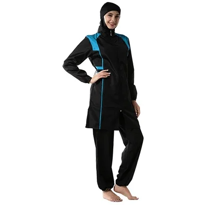 Plus Swimwear Muslimah Swimsuit Modest Baju Renang for Women Girls Full Cover Islamic Hijab Sportswear Suit