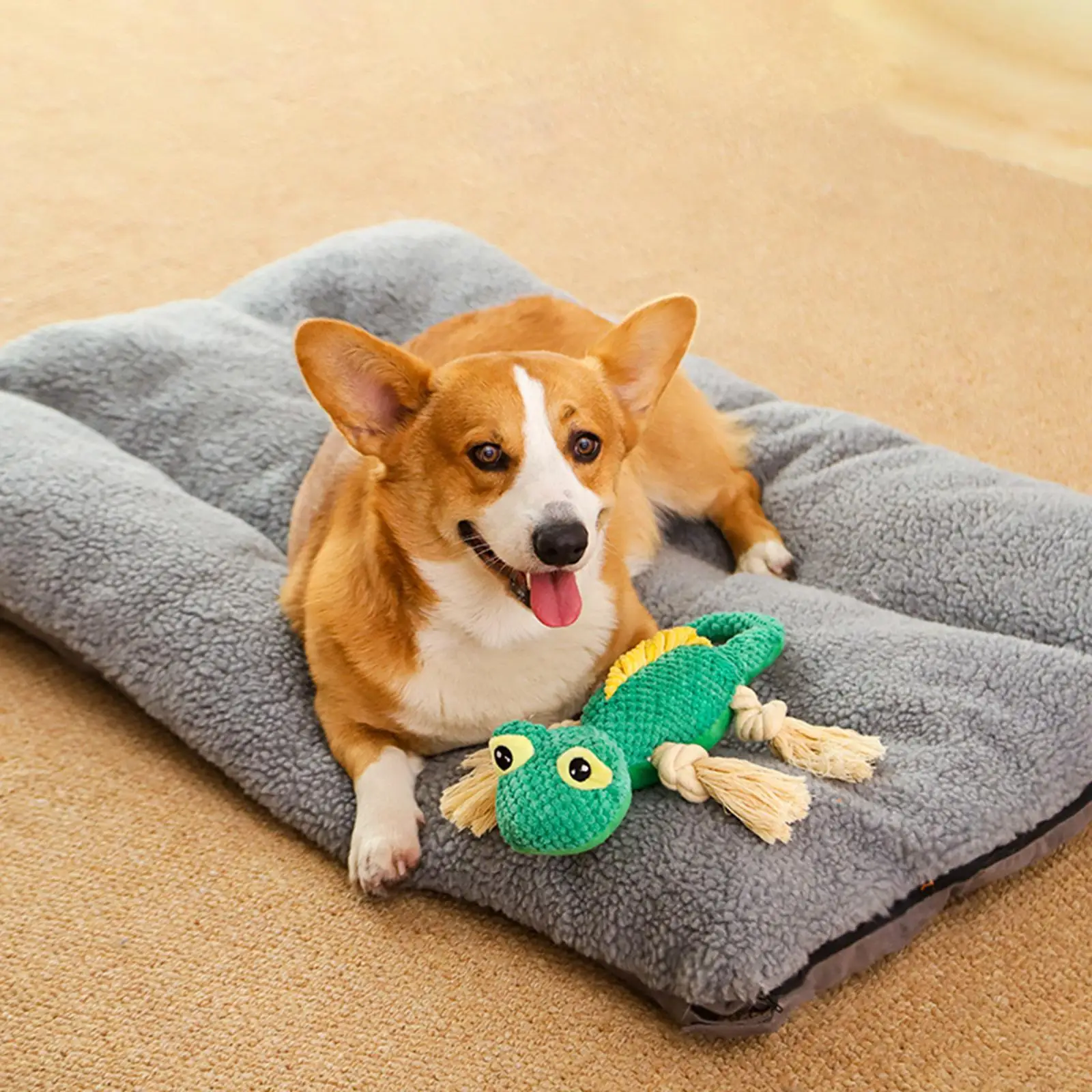 

Милая Мягкая интерактивная Жевательная игрушка со звуком для прорезывания зубов