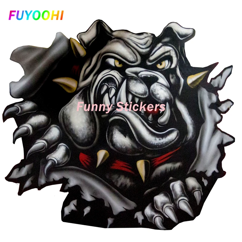 

FUYOOHI Play Stickers Dicetak Self-Perekat Keren Bull Mobil Tahan Air Auto Dekorasi Di Bumper Belakang Jendela Car Window Deca
