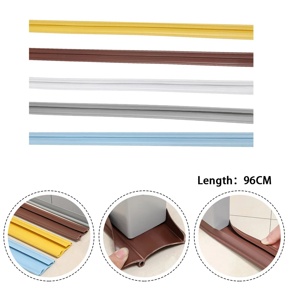 

96CM Windproof Seal Strip Draught Excluder Stopper Door Bottom Guard Double Protector Doorstop Home Decor Dust Blocker Sealer
