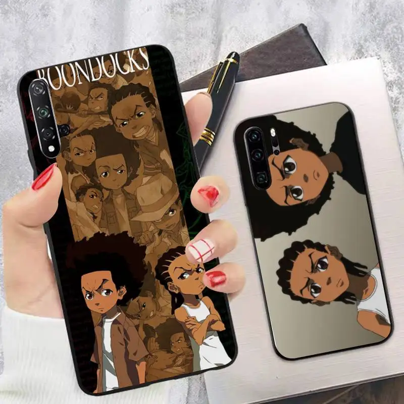 

Huey Freeman The Boondocks Phone Case Soft Silicone Case For Huawei p 30lite p30 20pro p40lite P30 Capa
