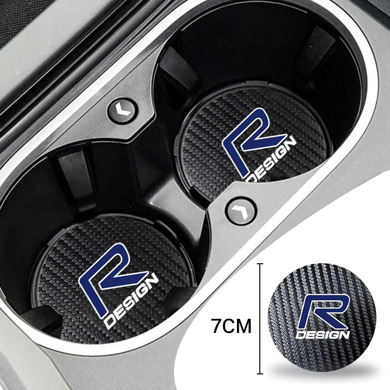 Автомобильная подставка для чашки с водой противоскользящая Volvo R Design RDesign XC90 XC60 S60