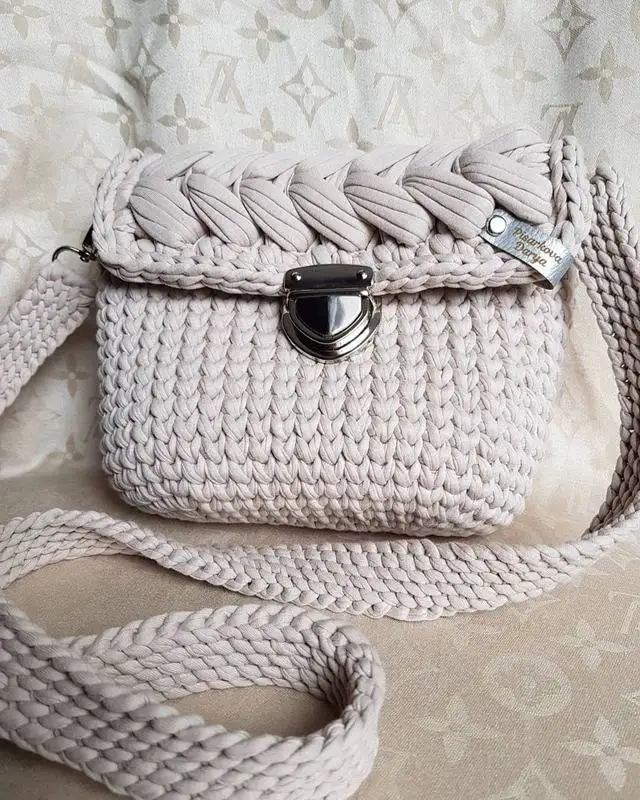 Трикотажная пряжа Бисквит цвет Айвори длина 100м. 100% хлопок | Дом и сад