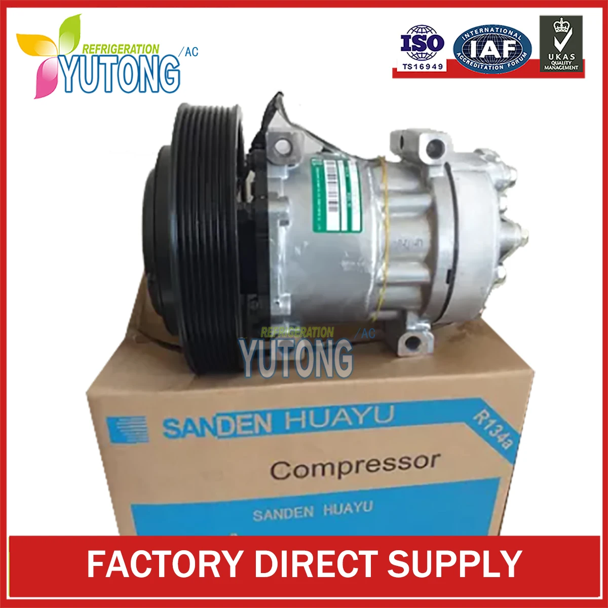 

SANDEN 7h15 24V AC air compressor for Volvo 82901888033