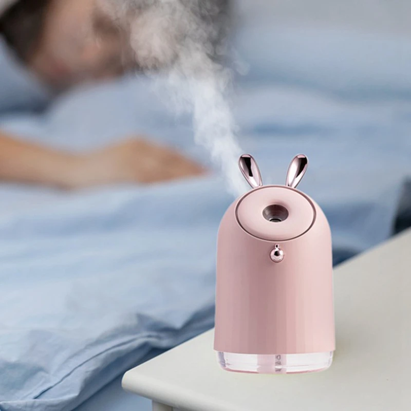 

Top Sale Wireless Humidifier With 800Mah Battery Ultrasonic Cool-Mist Adorable Humidificador Aromatherapy Essential Oil Diffuser