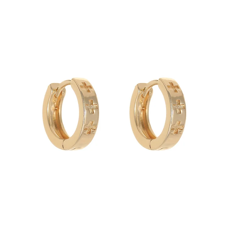 

Ins minority cool wind ear ring temperament simple ear buckle small and exquisite net red temperament Earrings