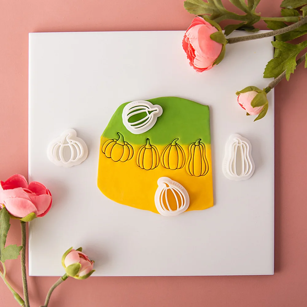 Креативная мини-форма для резки тыквы серьги из мягкой глины аксессуары