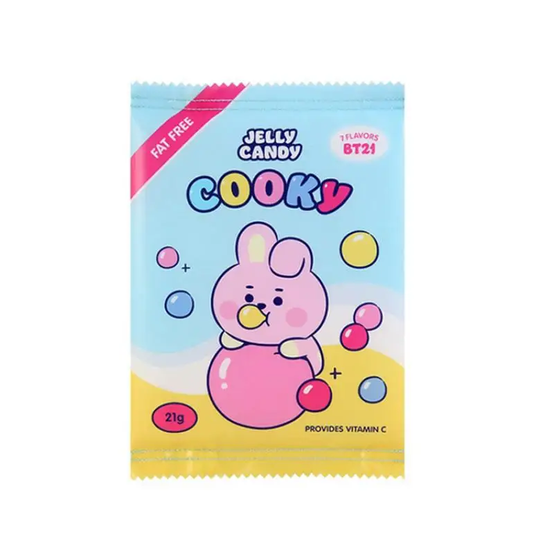 Аниме мультфильм Bt21 Tata Cooky Chimmy Ins милая красота сумка для хранения монет сетчатая