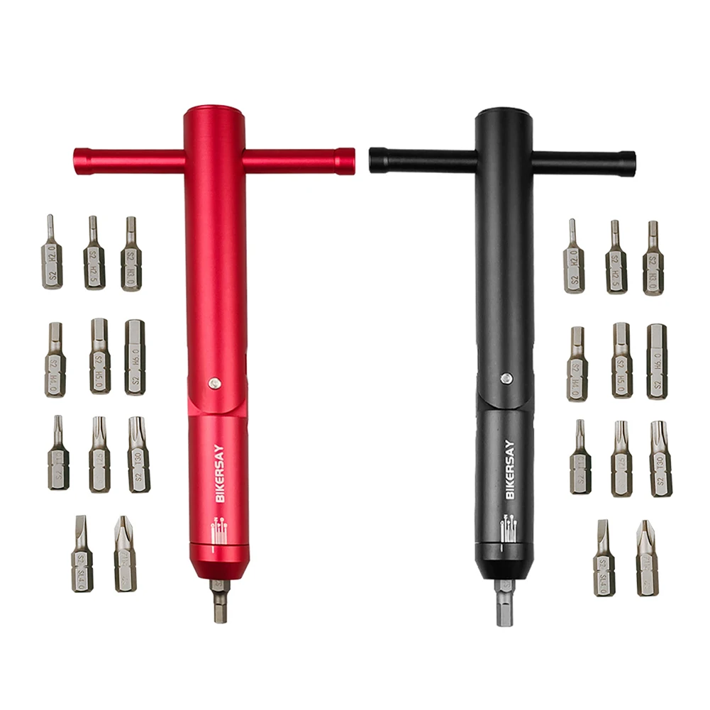 

2-8Nm Adjustable Torque Wrench Bike Repair Spanner Hand Tools Kit Multifunctional Bicycle Repair Tools Torx T10 T25 T30 PH2 SL4