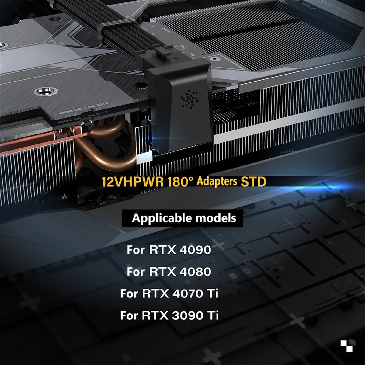 ATX3.0 12vhpwr 12 + 4 16Pin PCIe5.0 450 Вт адаптер для кабеля питания 180 градусов разъемы RTX 4090 4080 4070