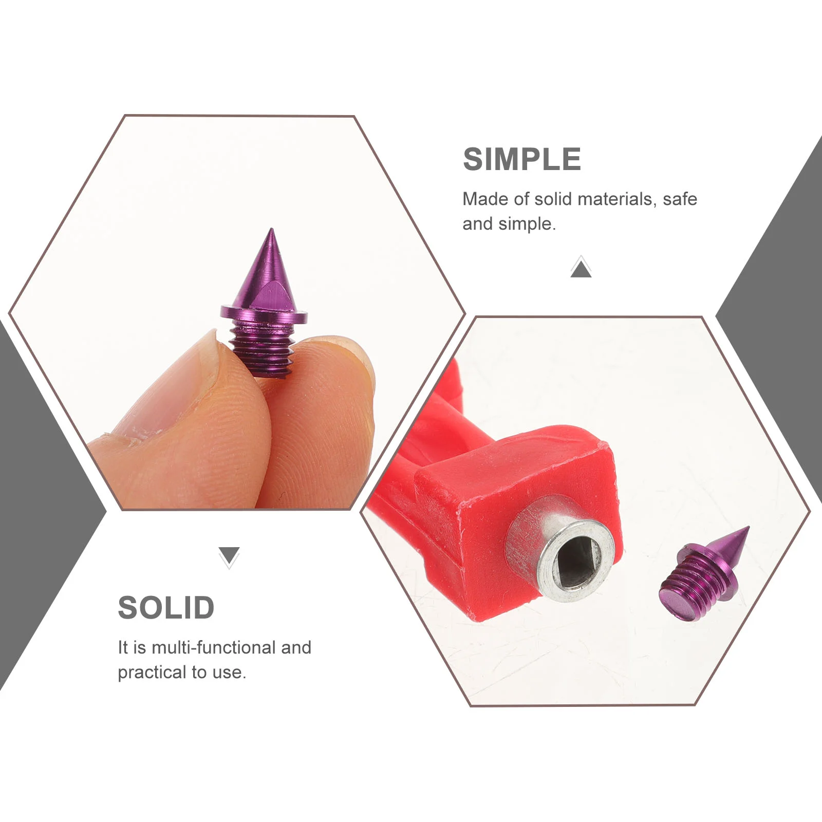 1 комплект маленьких шипов для обуви шипы из алюминиевого сплава гольфа гусениц