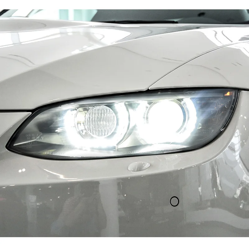 Фото Пара автомобильных фар для BMW E92 E93 320i 325i 330i M3 2010-2013: фара, ДХО, указатель поворота, задний фонарь, линза-проектор Angel Eye №5