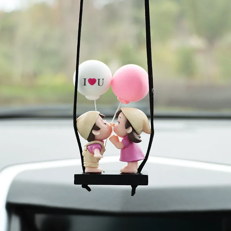 

Поцелуй для мальчиков и девочек, воздушные шары, автомобильные украшения, зеркало заднего вида, подвесные предметы интерьера, автомобильные подвески для интерьера, аксессуары