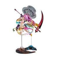 no game no life figure fight jibril action figurines sexy beautiful girls war version holding a big knife pvc dolls model