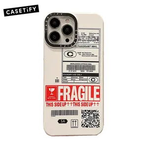 CASETIFY Trendy Label Fashion Iphone Case for IPhone 13 11 12 14 Pro Max X XR XS 7 14 Plus Cartoon S