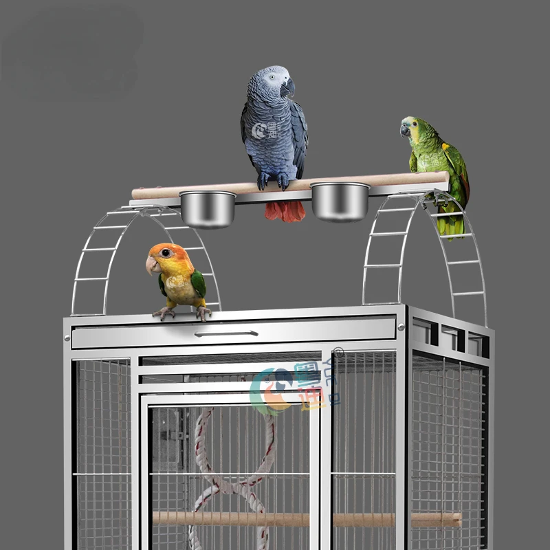 Клетка для птиц большая кормушка попугаев голубей перепелов улицы YY50BC