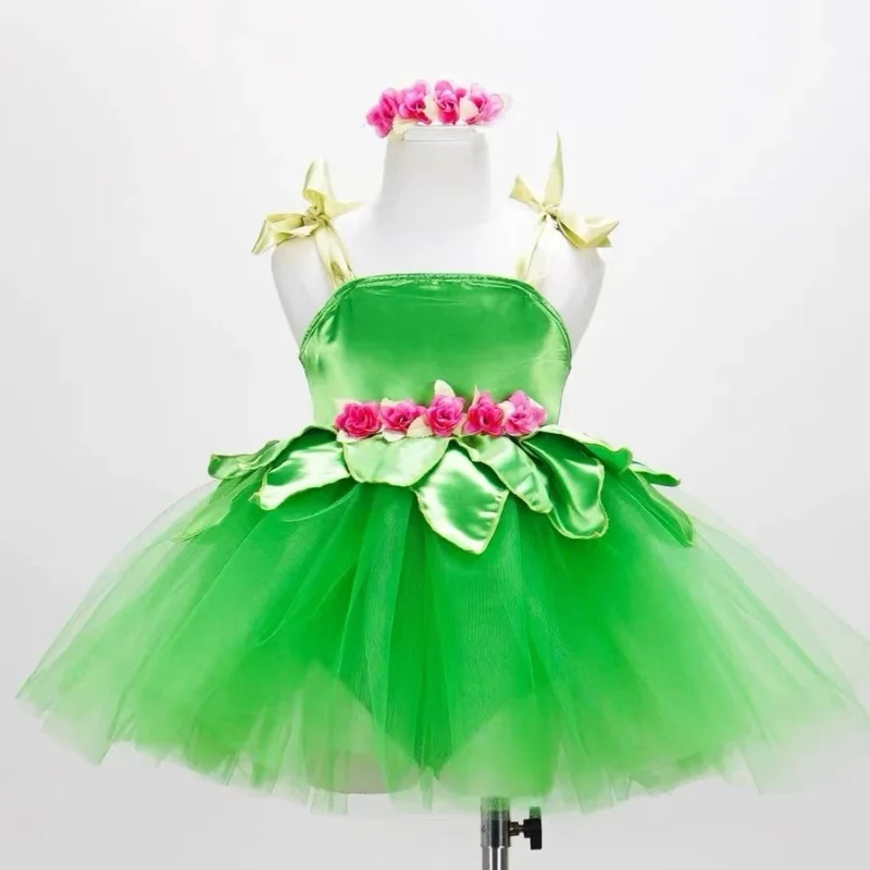 Балетное платье помпудур костюм для выступления лепестков цветочной феи