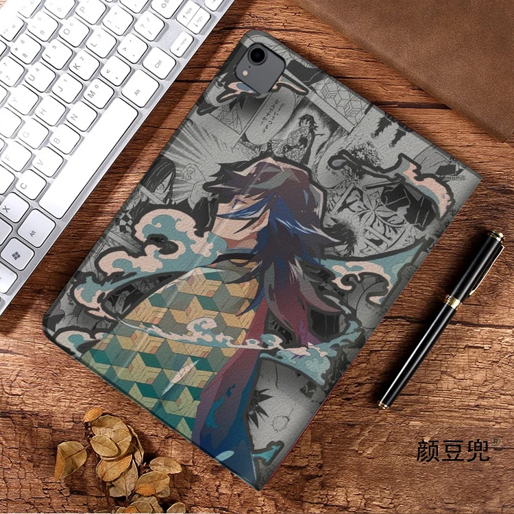 

Tomioka Giyuu Anime Demon Slayer Samsung Galaxy Tab S9 Lite 8.7 2021 Case SM-T220/T225 Tri-fold stand Cover Galaxy Tab S6 lite