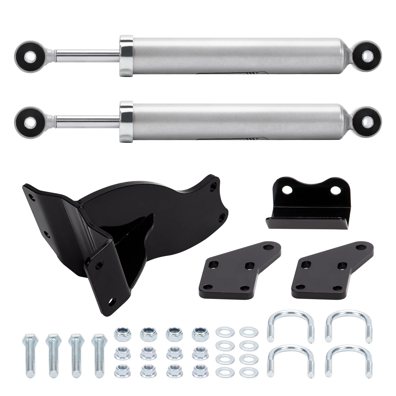 

Front Dual Steering Stabilizers For Dodge Ram 4WD 3500 14-22 Reduces Bump Steer