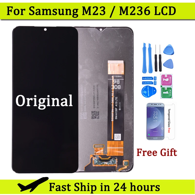 

Original 6.6'' For Samsung Galaxy M23 M236 LCD Display With Touch Screen Digitizer For Samsung SM-M236B, SM-M236B/DS LCD