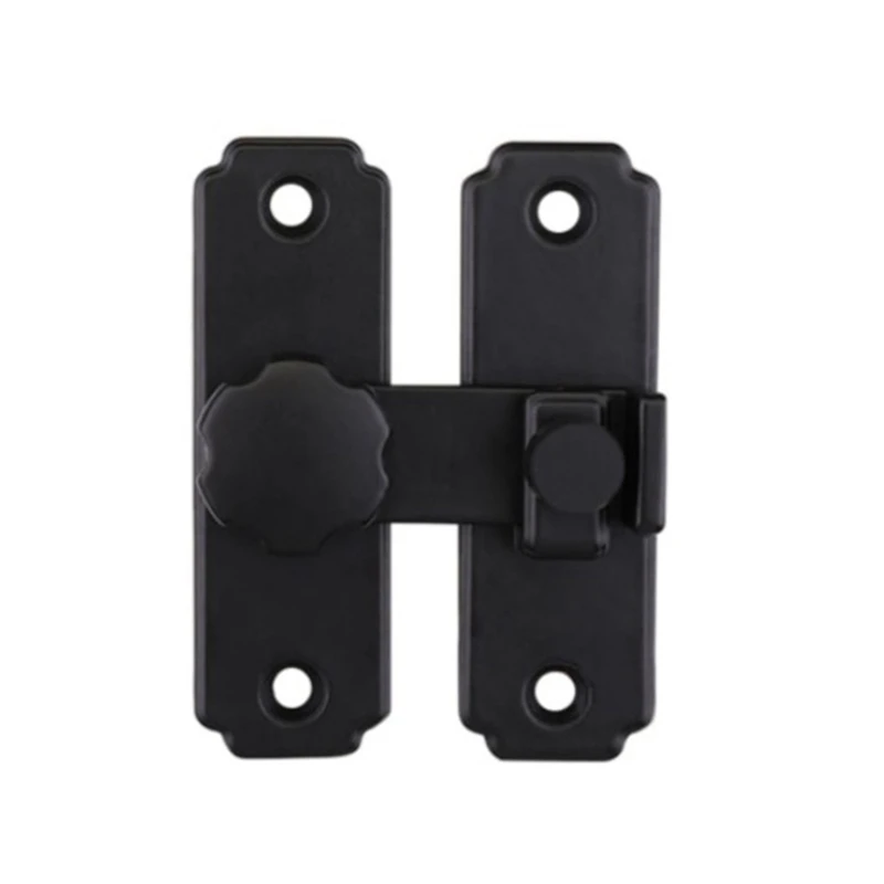 Защелка из нержавеющей стали аппаратная пряжка домашний прочный черный замок