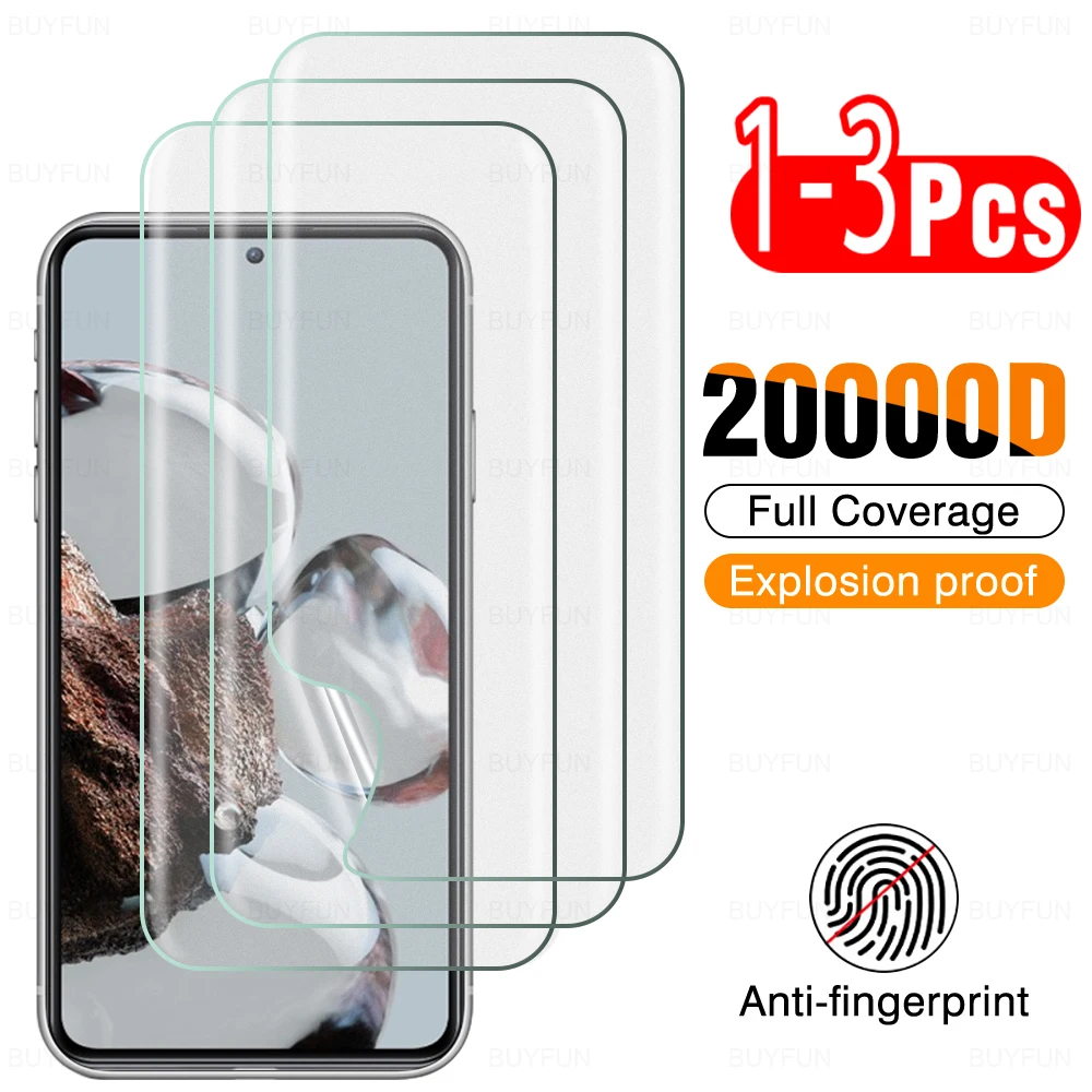 

3 шт./2 шт./1 шт. матовая Гидрогелевая пленка для Xiaomi 12T Pro, мягкая морозная пленка, не Защитное стекло для xiaomi12t, матовая защита экрана