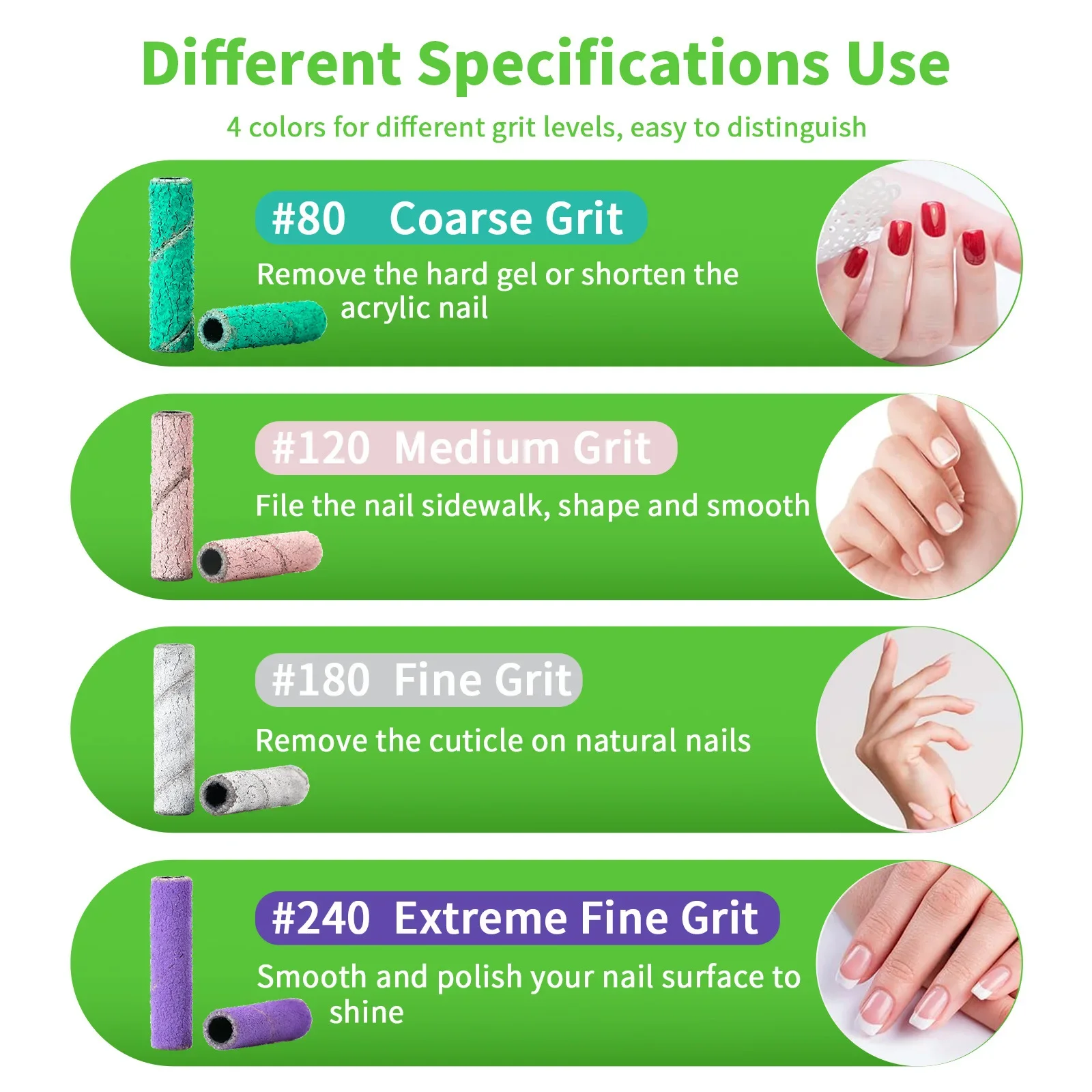 Удлиняющее песчаное кольцо для ногтей разных цветов маленькая металлическая