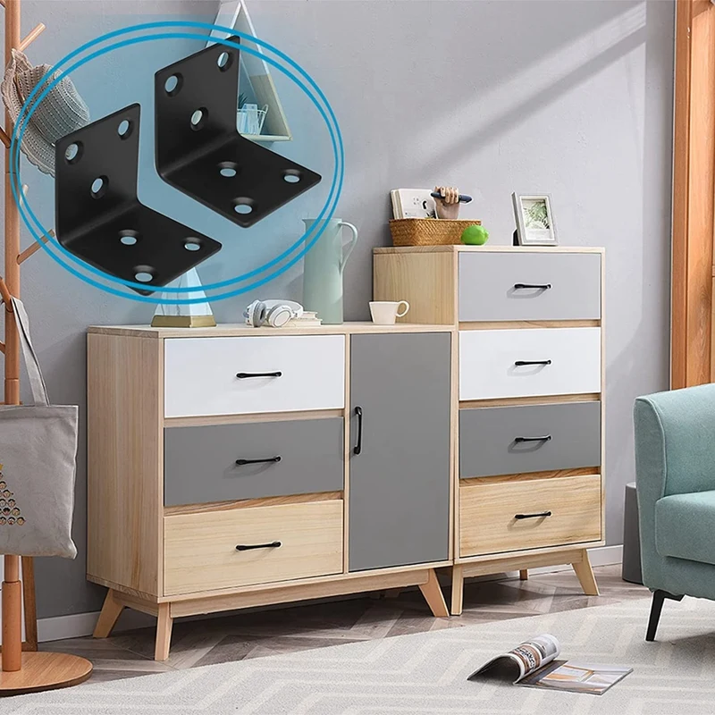 20 шт. угловые кронштейны из нержавеющей стали сверхпрочные широкие 40 мм 90