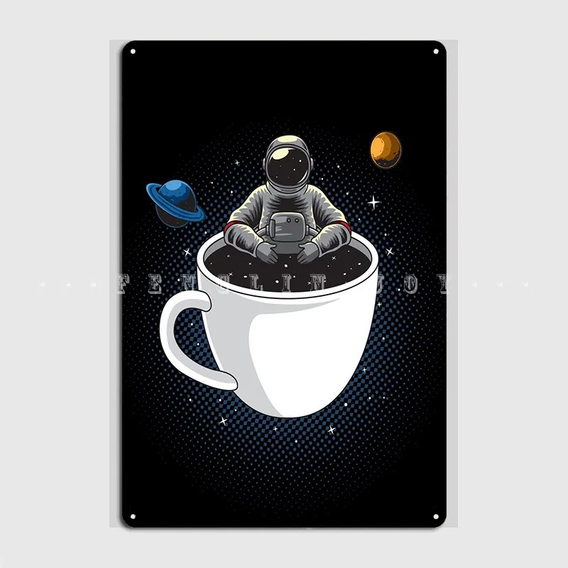 

Taking A Coffee Bath Metal Sign Pub Club Bar Decoration Plaques Tin Sign Posters
